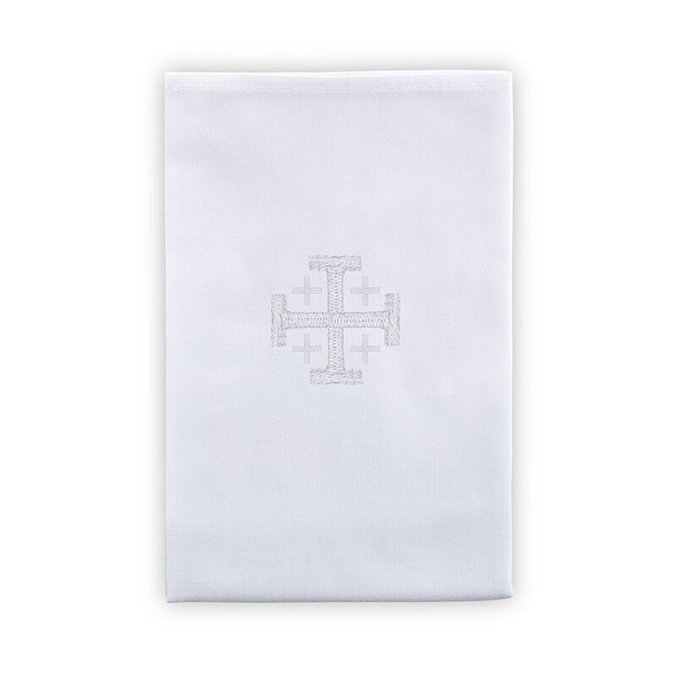 100% Linen Jerusalem Cross Lavabo Towel - 4/pk