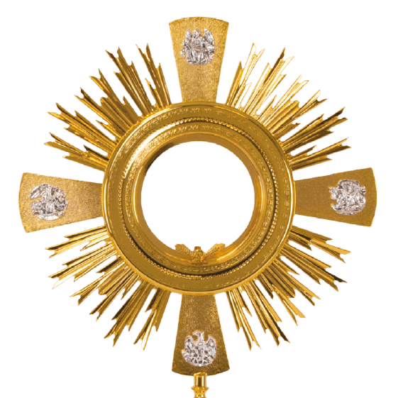 31" Monstrance - 24k Gold Plated