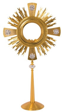 31" Monstrance - 24k Gold Plated