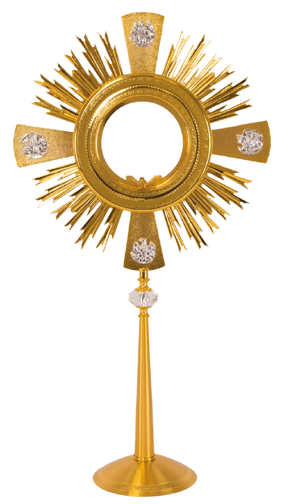 31" Monstrance - 24k Gold Plated by Alviti