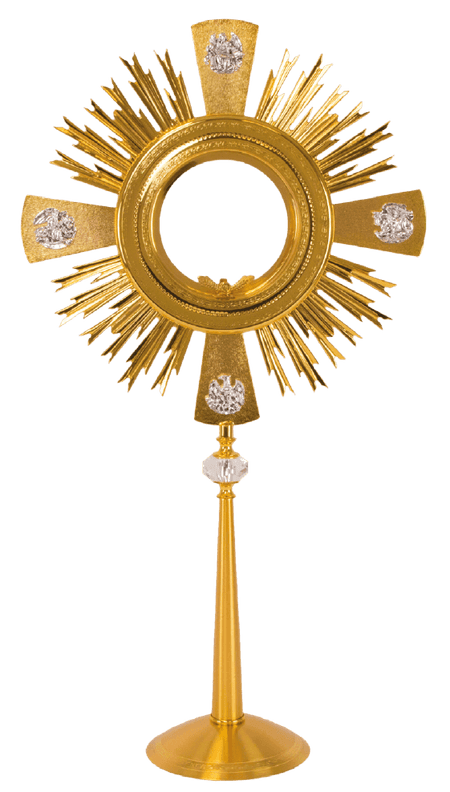 31" Monstrance - 24k Gold Plated by Alviti