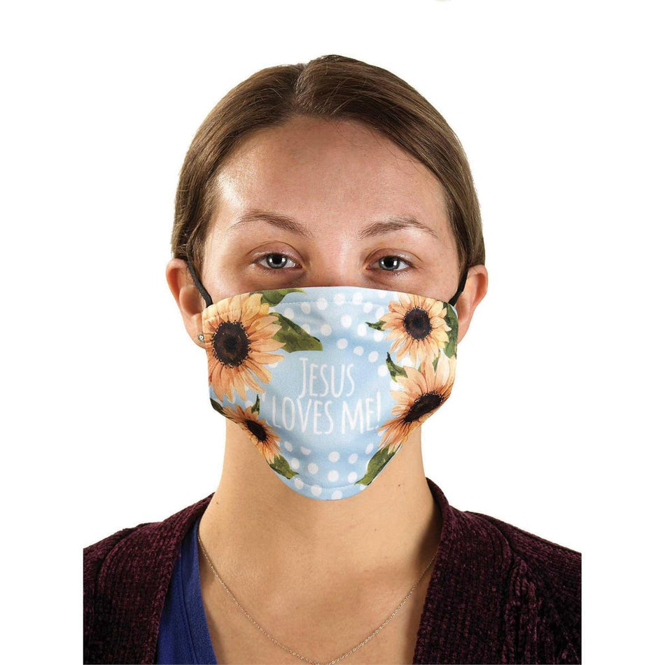 Jesus Loves Me Mask by Dicksons, product view 2