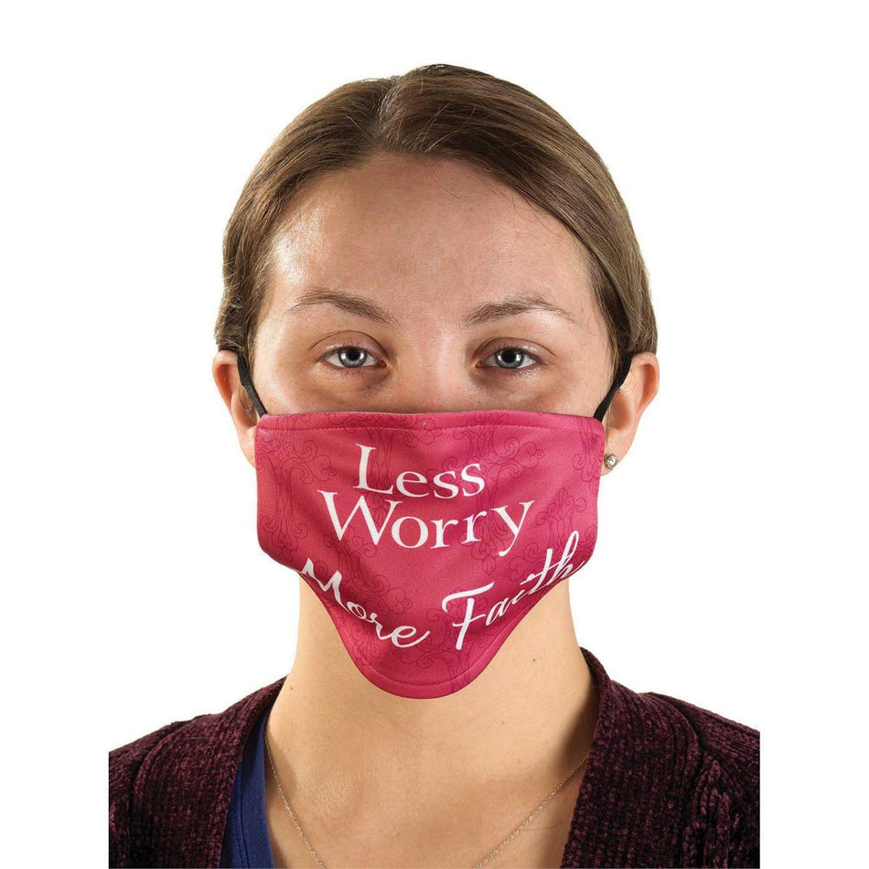 Less Worry More Faith Mask by Dicksons, product view 2