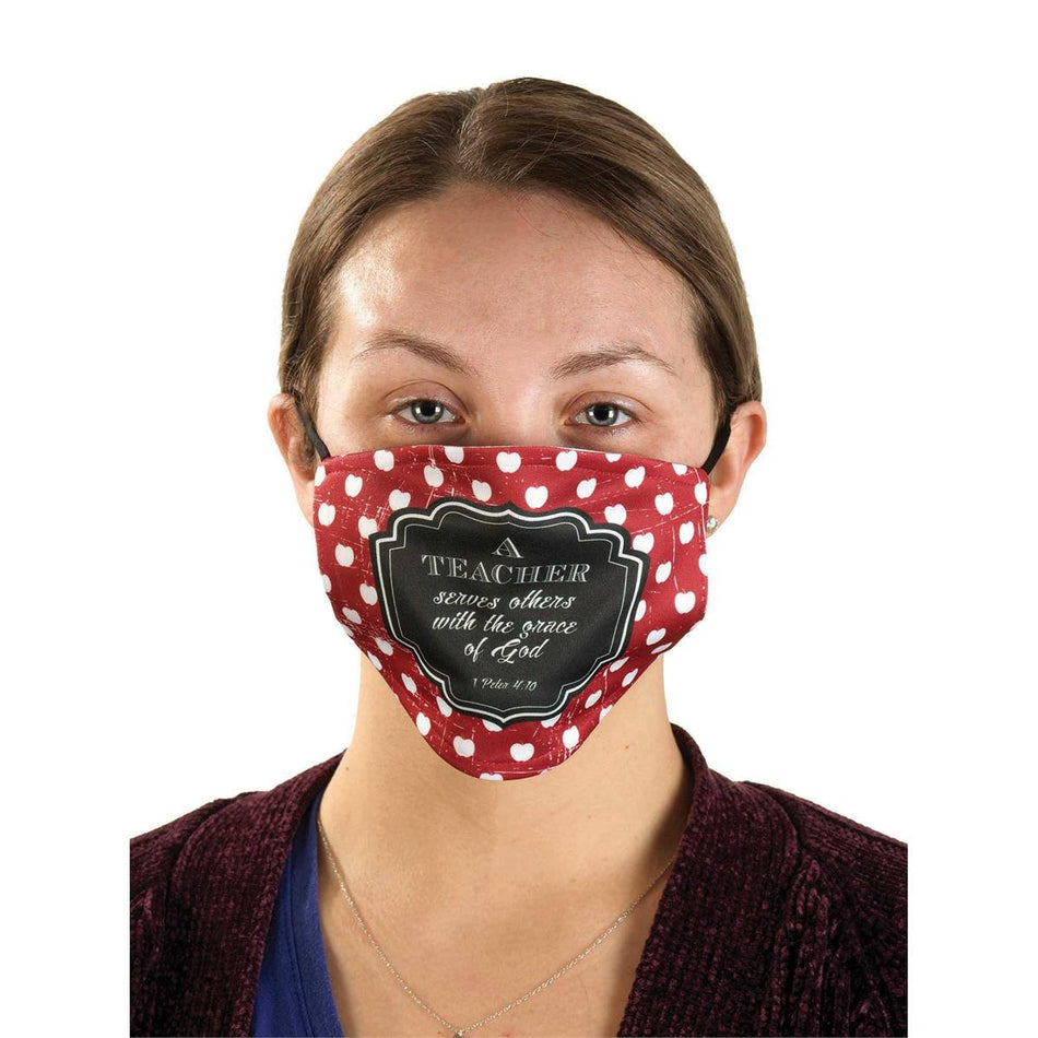 Teacher 1 Peter 4:10 Mask by Dicksons, product view 2
