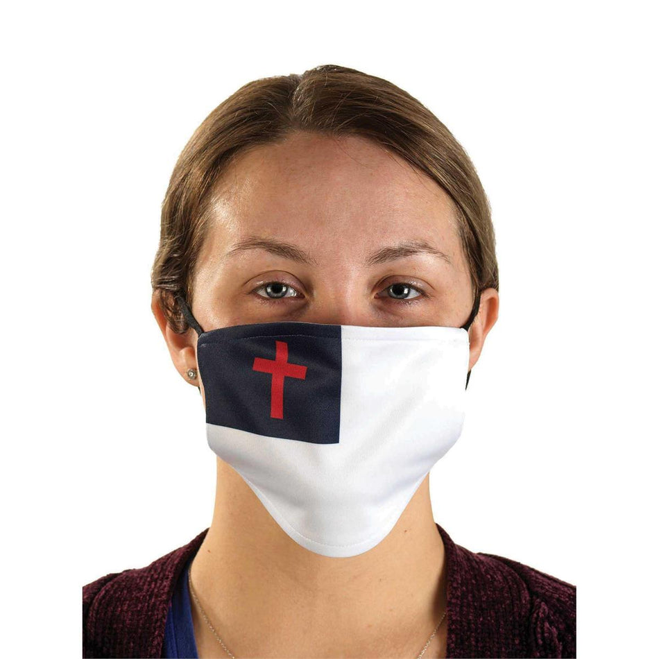 Christian Flag Mask by Dicksons, product view 2
