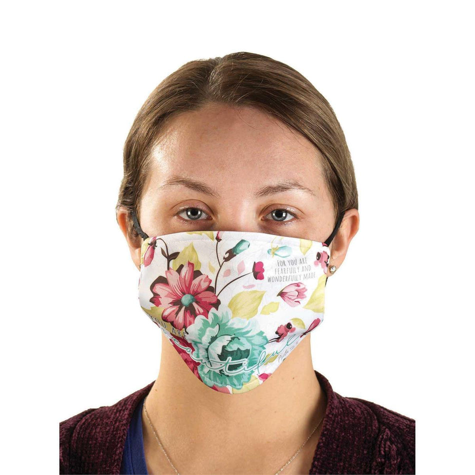 You Are Beautiful Psalm 139:14 Mask by Dicksons, product view 2