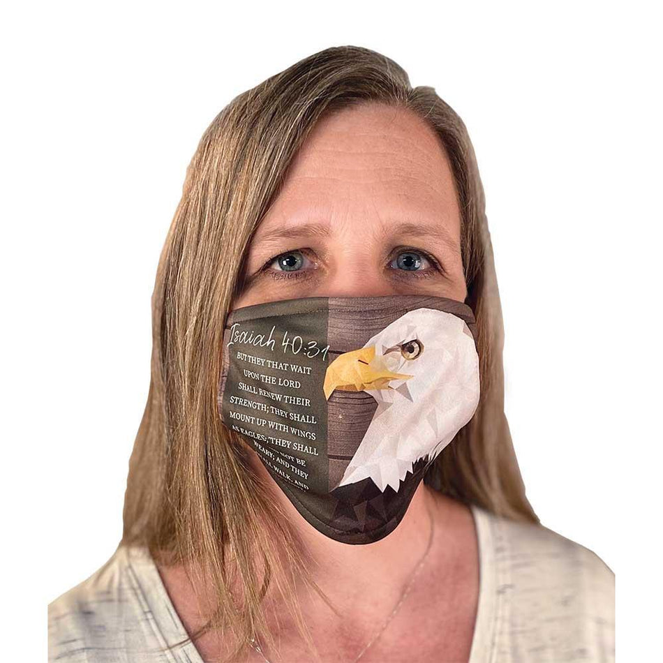 Face Mask Eagle Isaiah 40:31 by Dicksons, product view 2