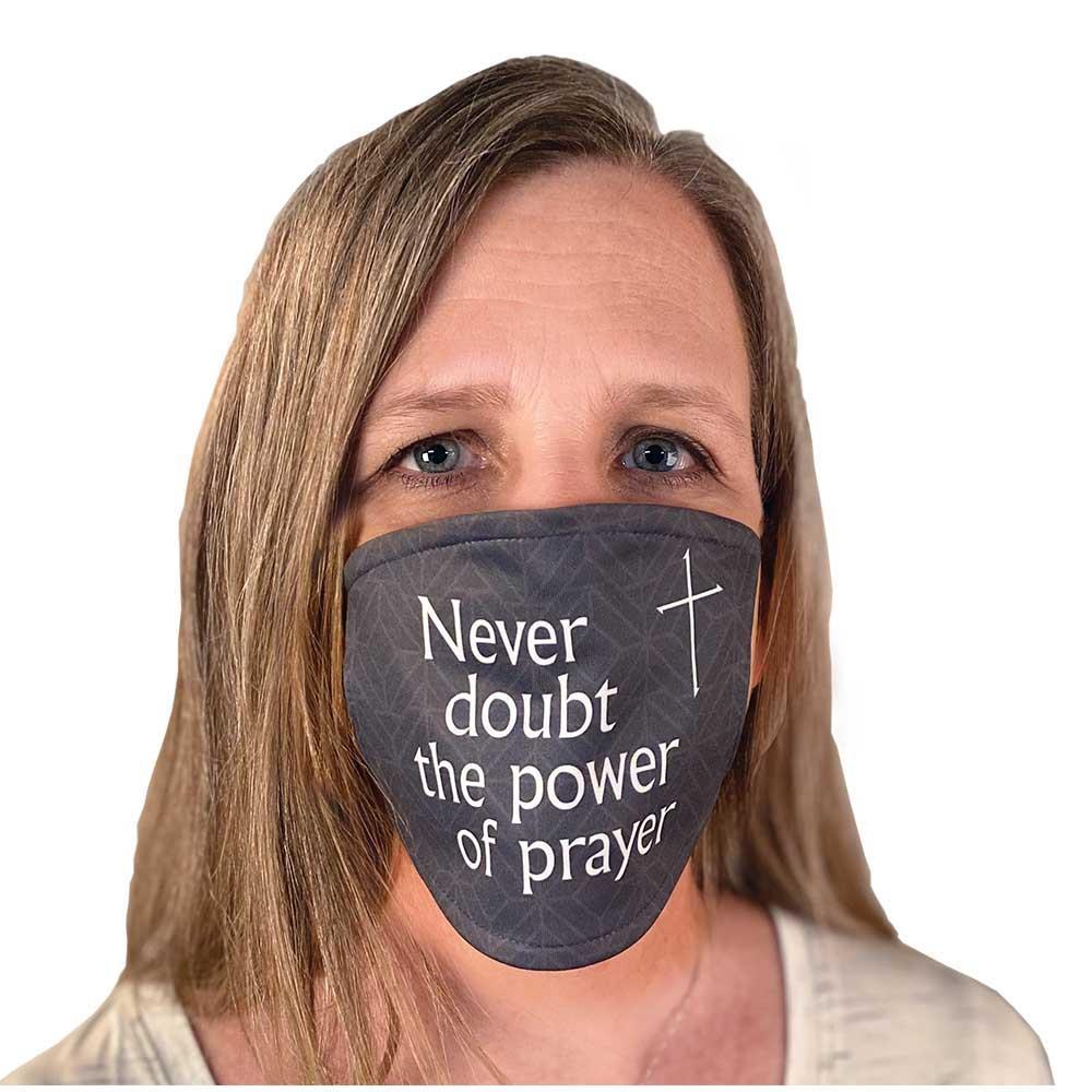 Never Doubt the Power Navy Mask by Dicksons, product view 2