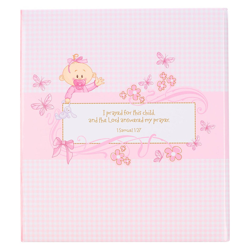 Our Baby Girl Memory Book by Christian Art Gifts, product view 2