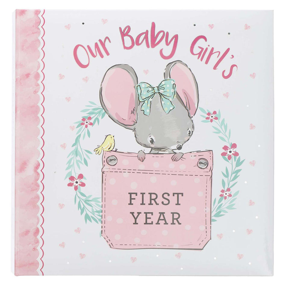 Our Baby Girl's First Year Memory Book by Christian Art Gifts