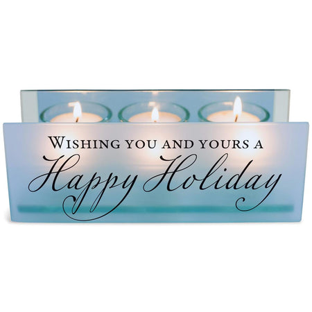Tealight Wishing You&Yours Happy Holiday by Dicksons
