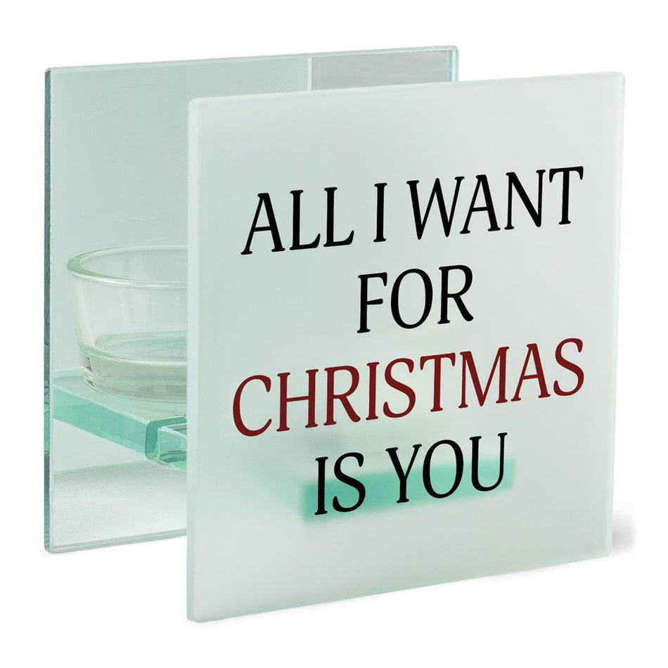 Tealight All I Want for Christmas is You by Dicksons