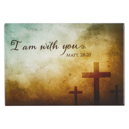I Am With You Magnet - Matthew 28:20 by Christian Art Gifts