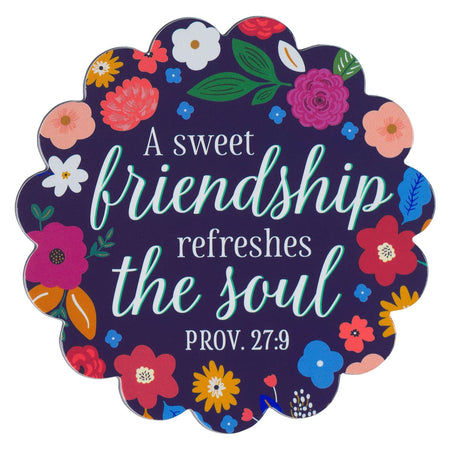 Sweet Friendship Magnet - Proverbs 27:9 by Christian Art Gifts