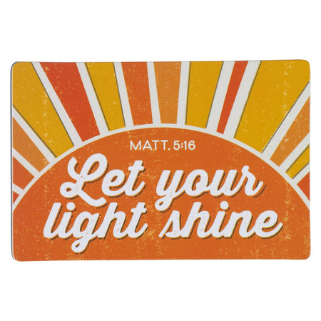 Let Your Light Shine Magnet - Matthew 5:16 by Christian Art Gifts