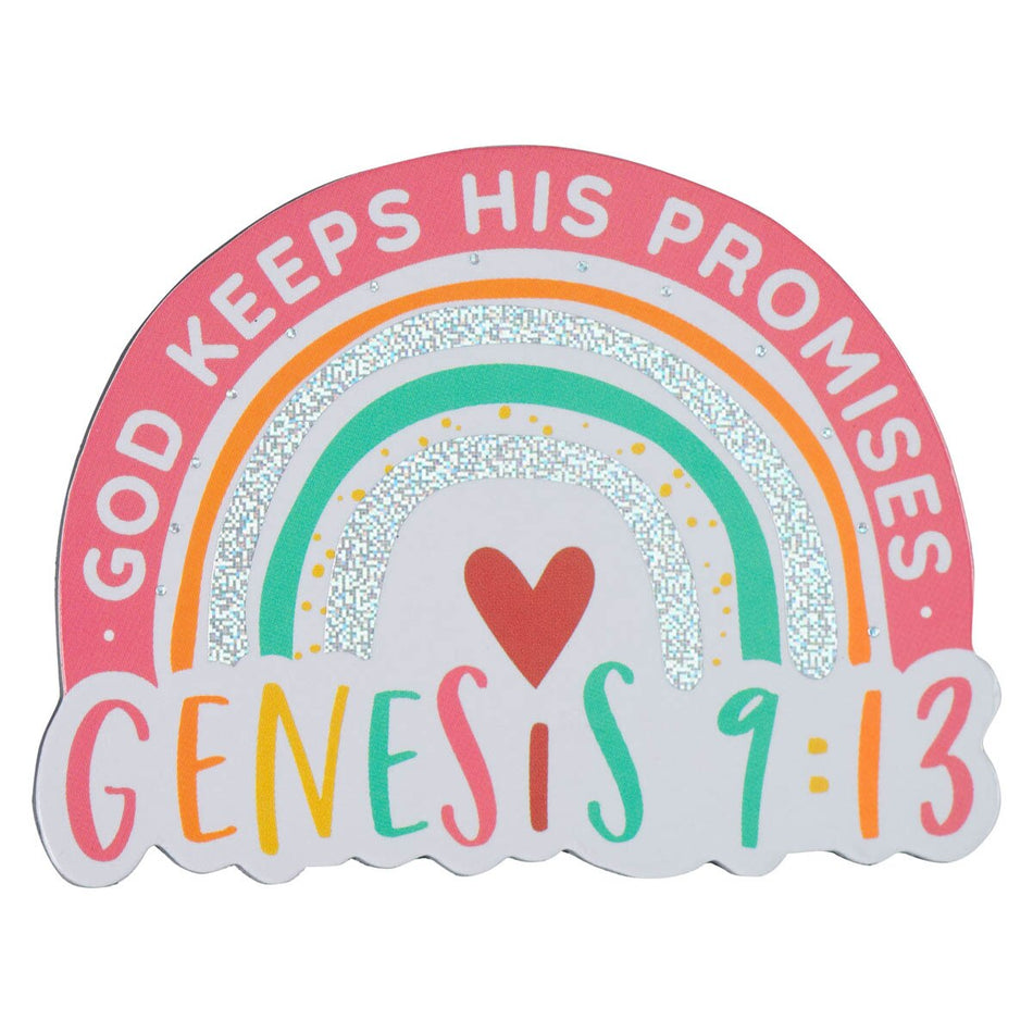 God Keeps His Promises Magnet - Genesis 9:13 by Christian Art Gifts