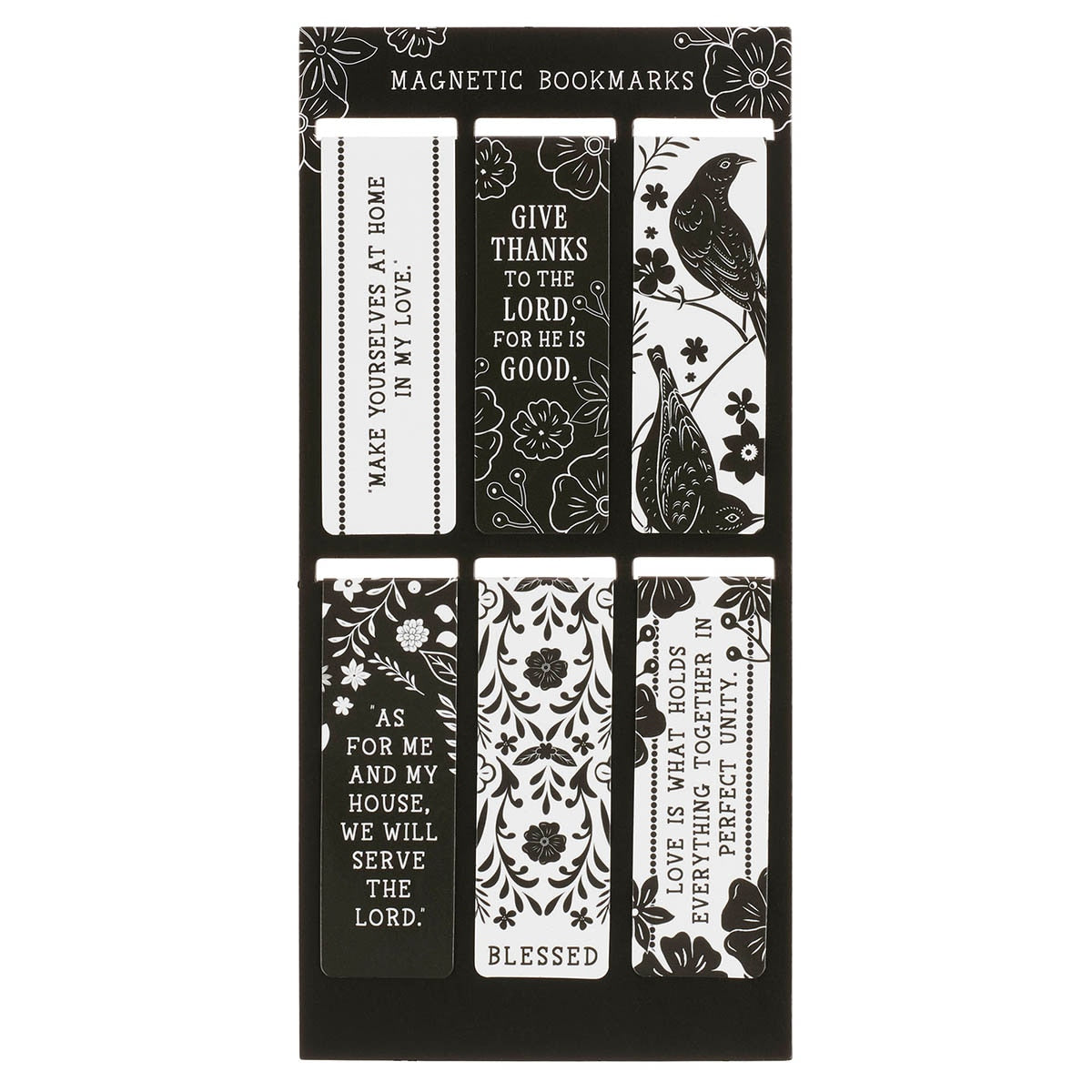 Love Monotone Magnetic Bookmark Set by Christian Art Gifts