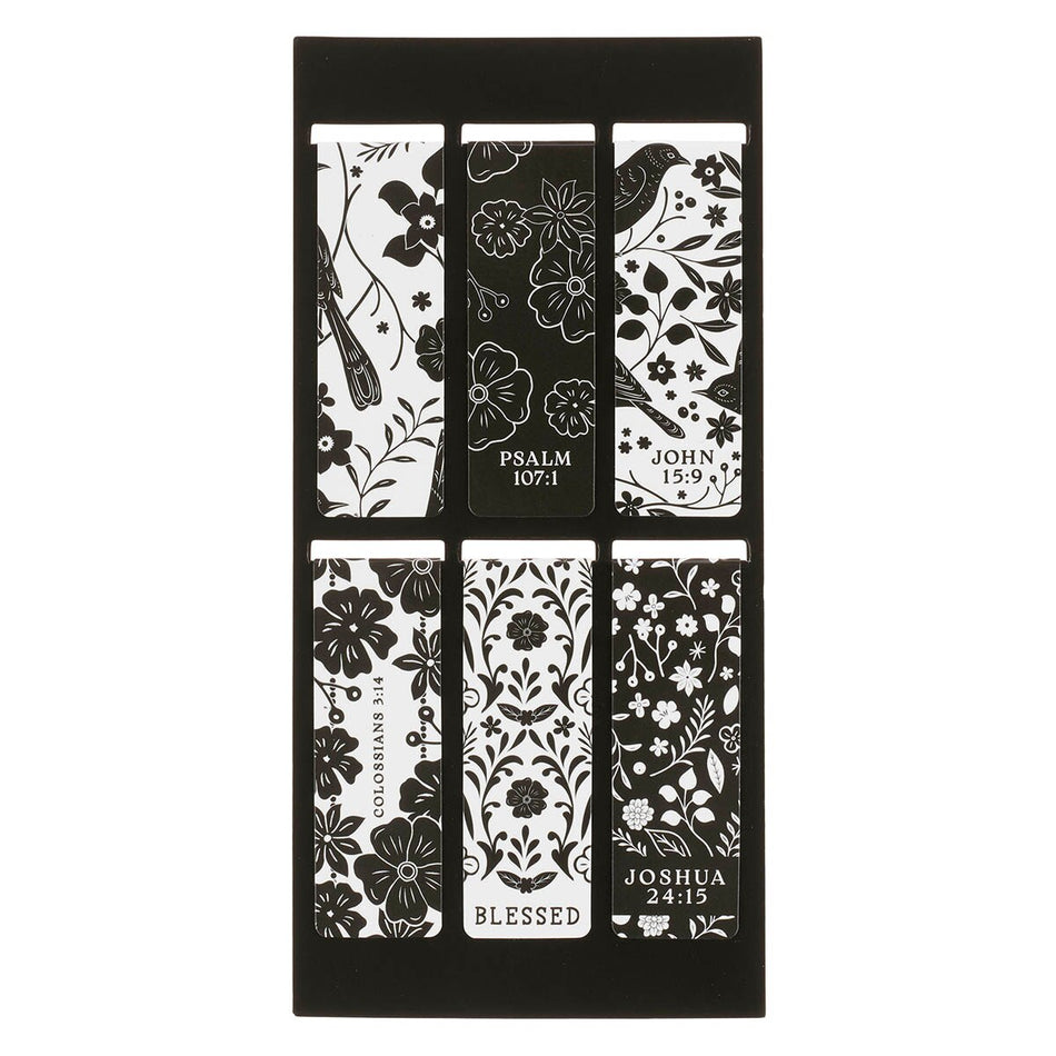 Love Monotone Magnetic Bookmark Set by Christian Art Gifts, product view 2