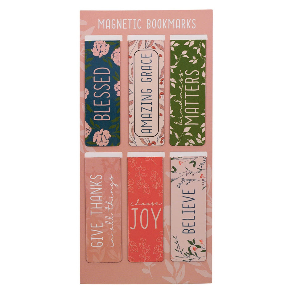 Blessed Joy Believe Magnetic Bookmark Set by Christian Art Gifts
