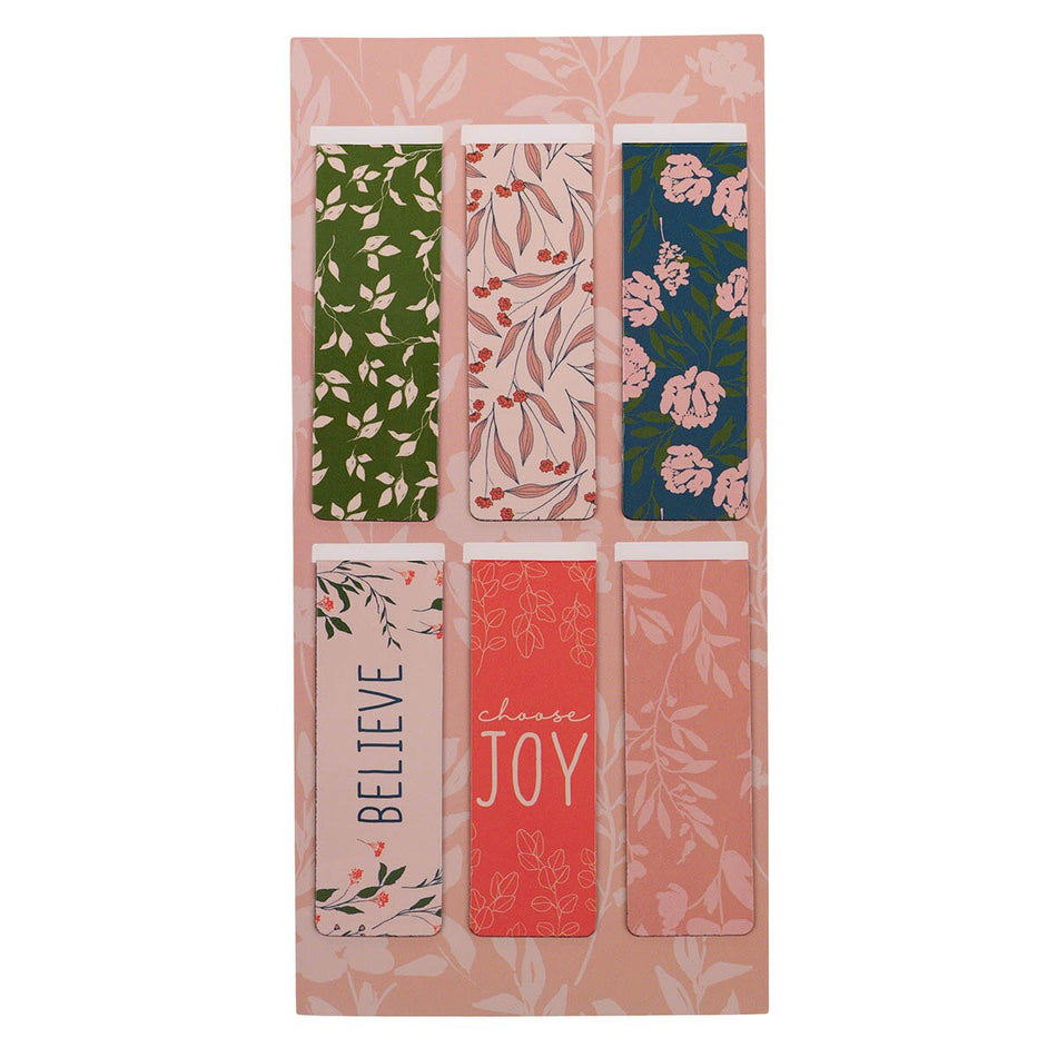 Blessed Joy Believe Magnetic Bookmark Set by Christian Art Gifts, product view 2