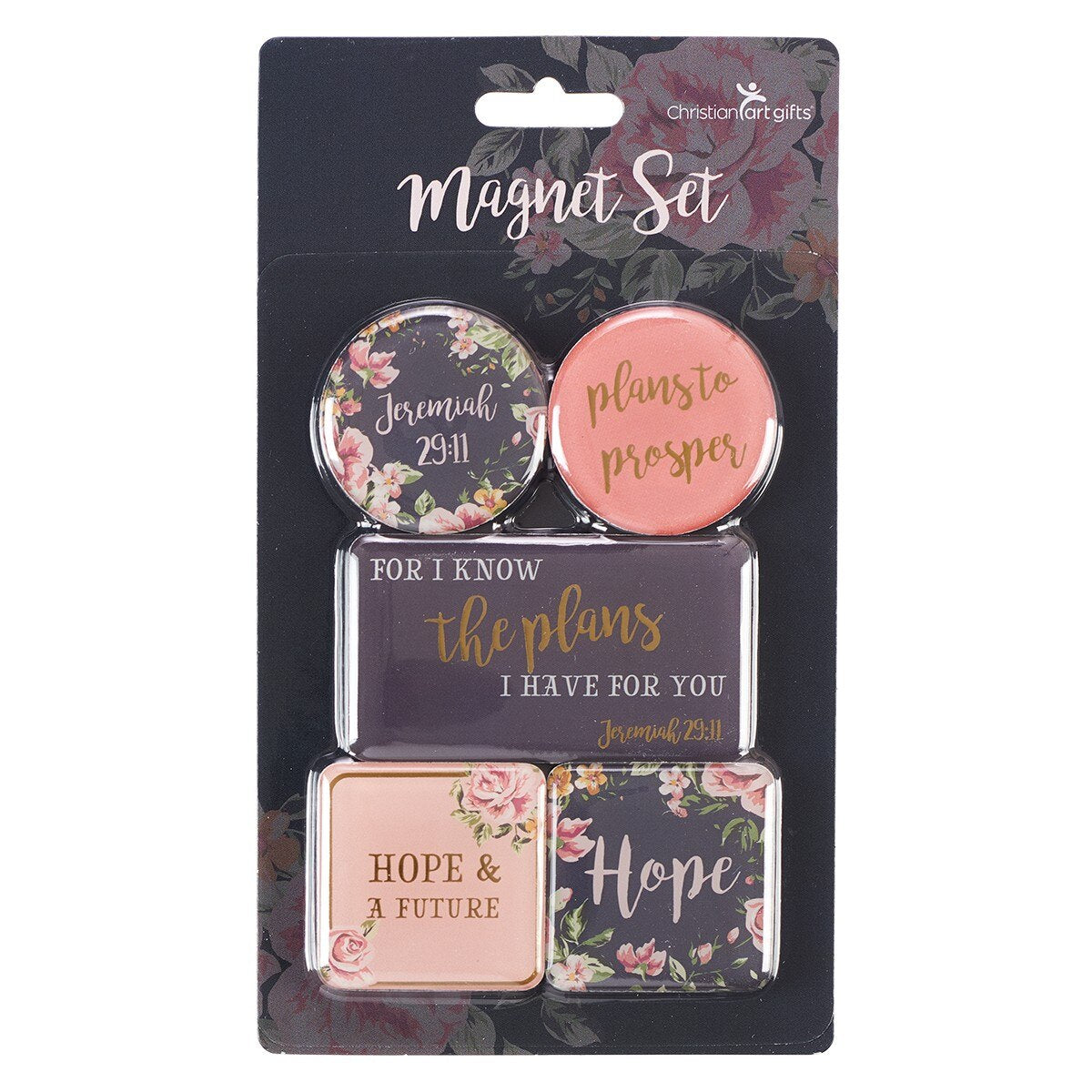 I Know The Plans Magnet Set – Jeremiah 29:11 by Christian Art Gifts