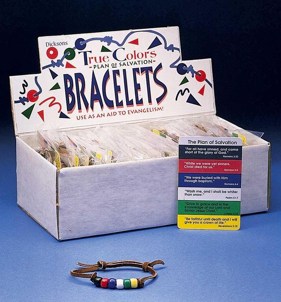 Bracelet Plan of Salvation Lthr 48 Piece by Dicksons
