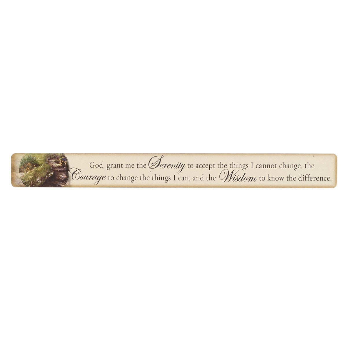 Serenity Prayer Magnetic Strip by Christian Art Gifts