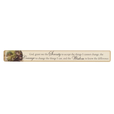 Serenity Prayer Magnetic Strip by Christian Art Gifts