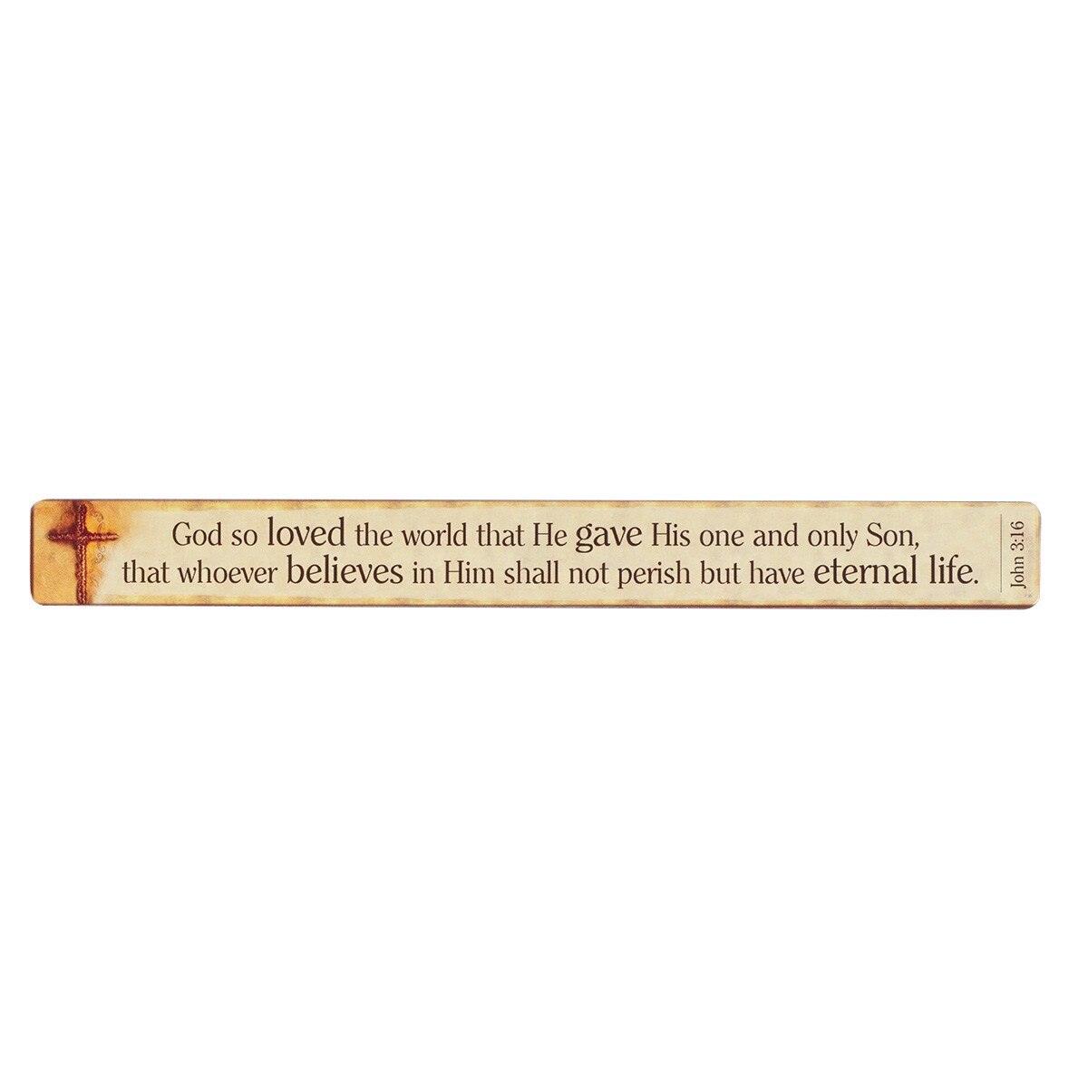 John 3:16 Magnetic Strip by Christian Art Gifts