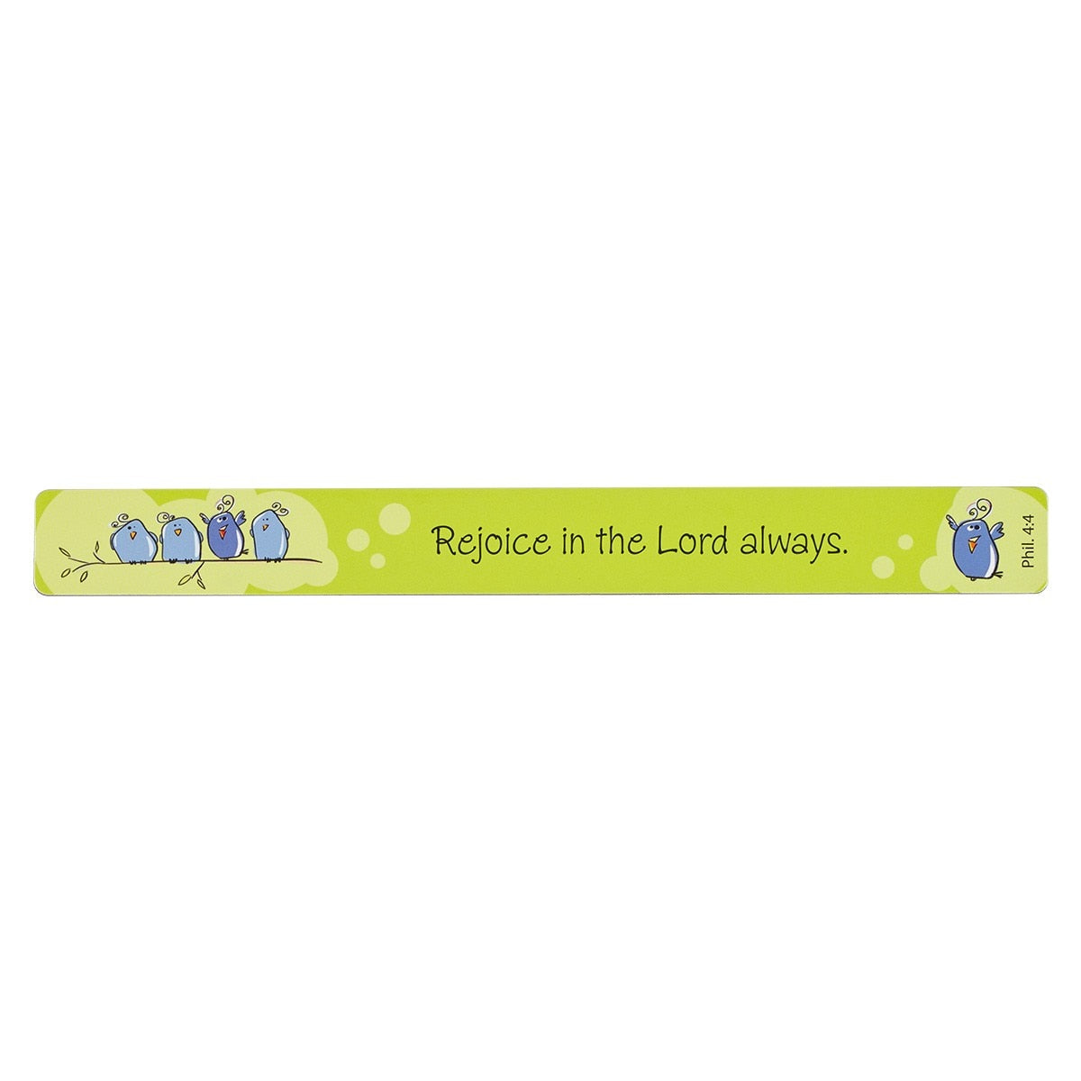 Rejoice in the Lord Magnetic Strip - Philippians 4:4 by Christian Art Gifts
