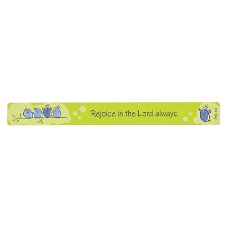 Rejoice in the Lord Magnetic Strip - Philippians 4:4 by Christian Art Gifts