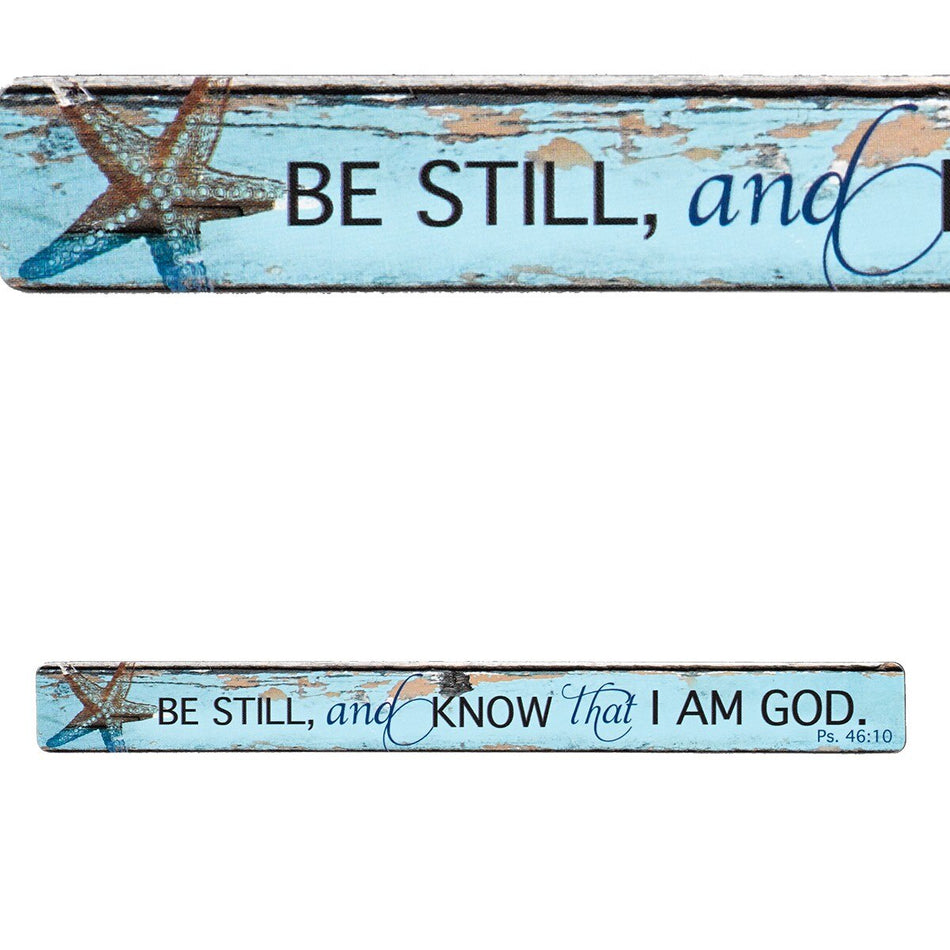 Be Still Magnetic Strip - Psalm 46:10 by Christian Art Gifts, product view 2