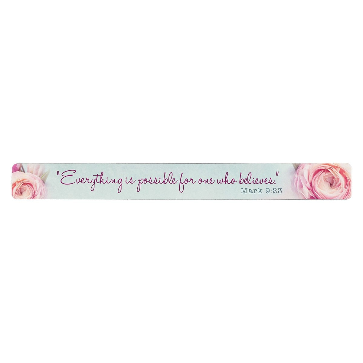 Everything is Possible Magnetic Strip - Mark 9:23 by Christian Art Gifts