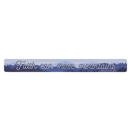 Faith Can Move Mountains Magnetic Strip - Matthew 17:20 by Christian Art Gifts
