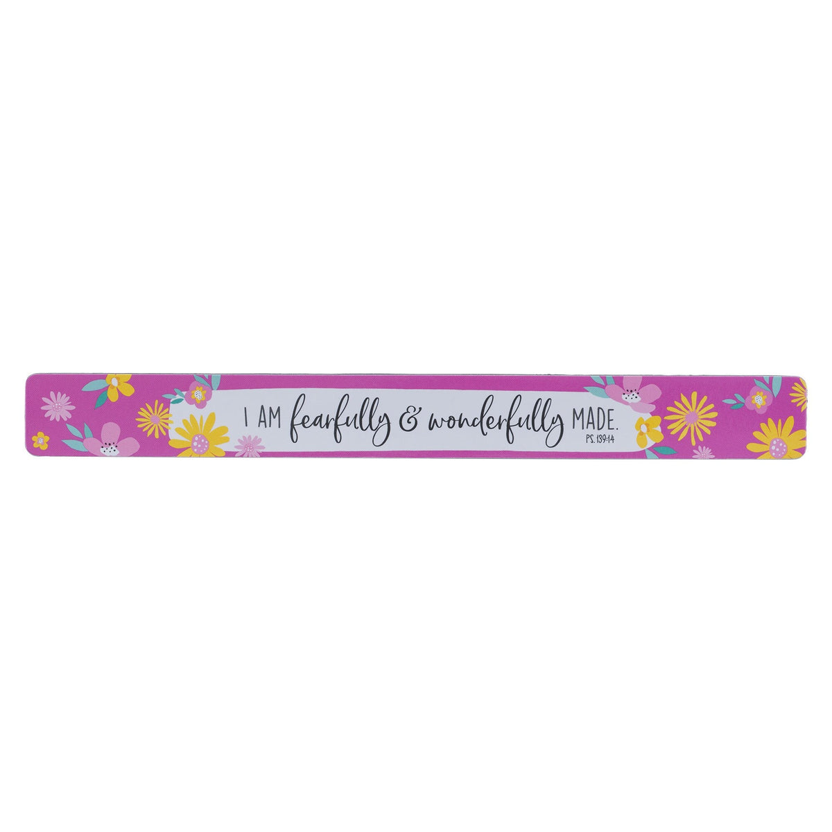 Fearfully and Wonderfully Made Magnetic Strip - Psalm 139:14 by Christian Art Gifts