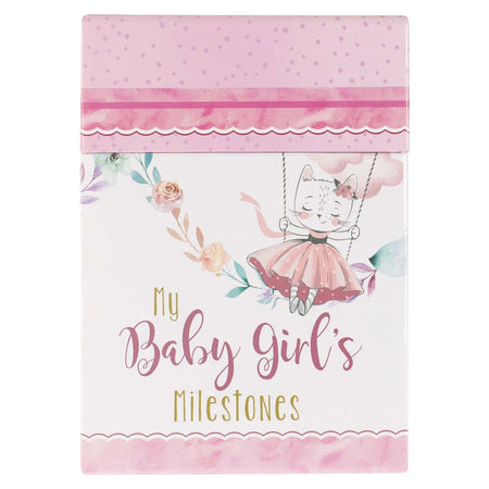 My Baby Girl's Milestone Cards by Christian Art Gifts