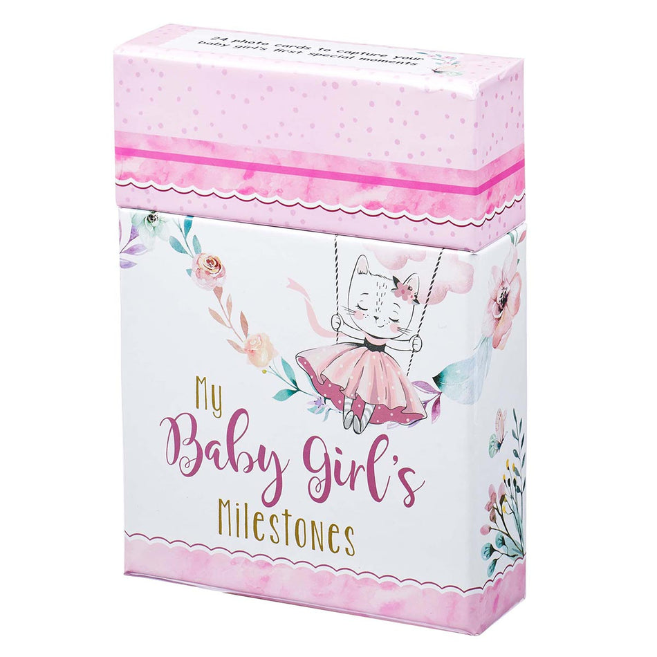My Baby Girl's Milestone Cards by Christian Art Gifts, product view 2