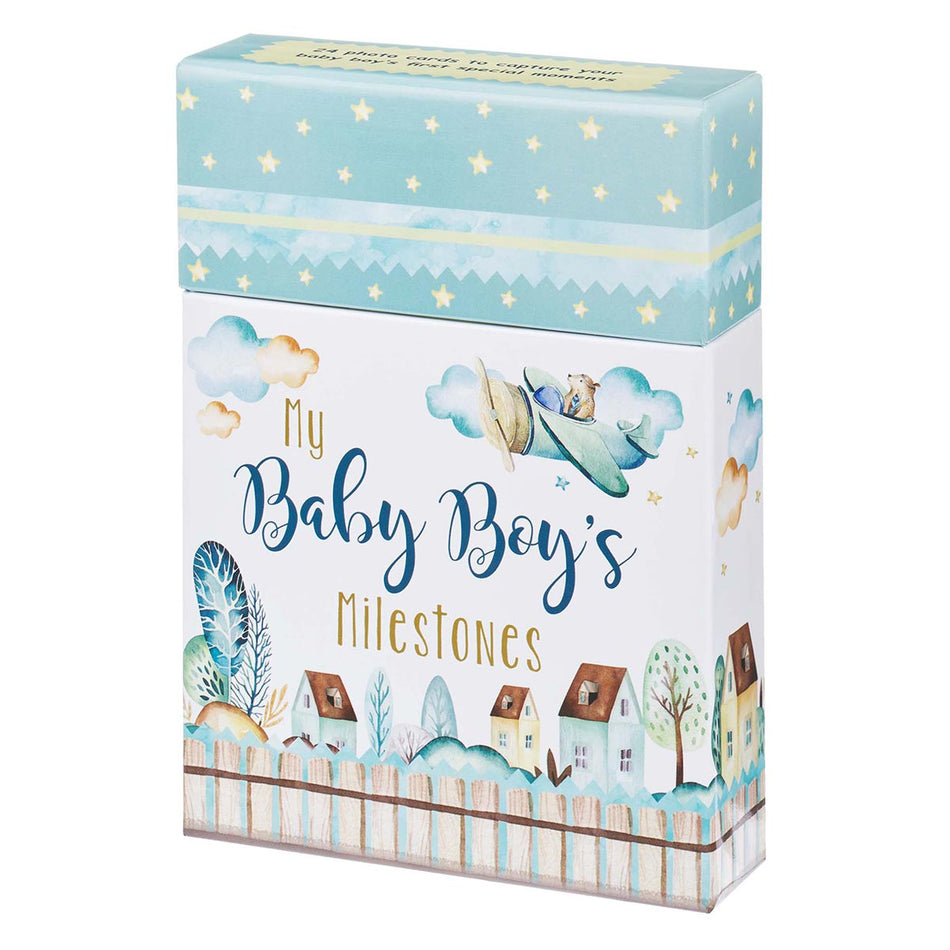 My Baby Boy's Milestone Cards by Christian Art Gifts, product view 2