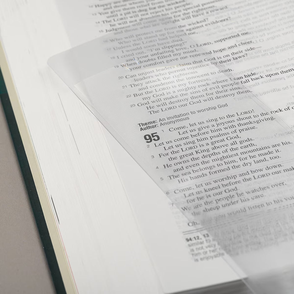 Pocket Bookmark Magnifying Sheet