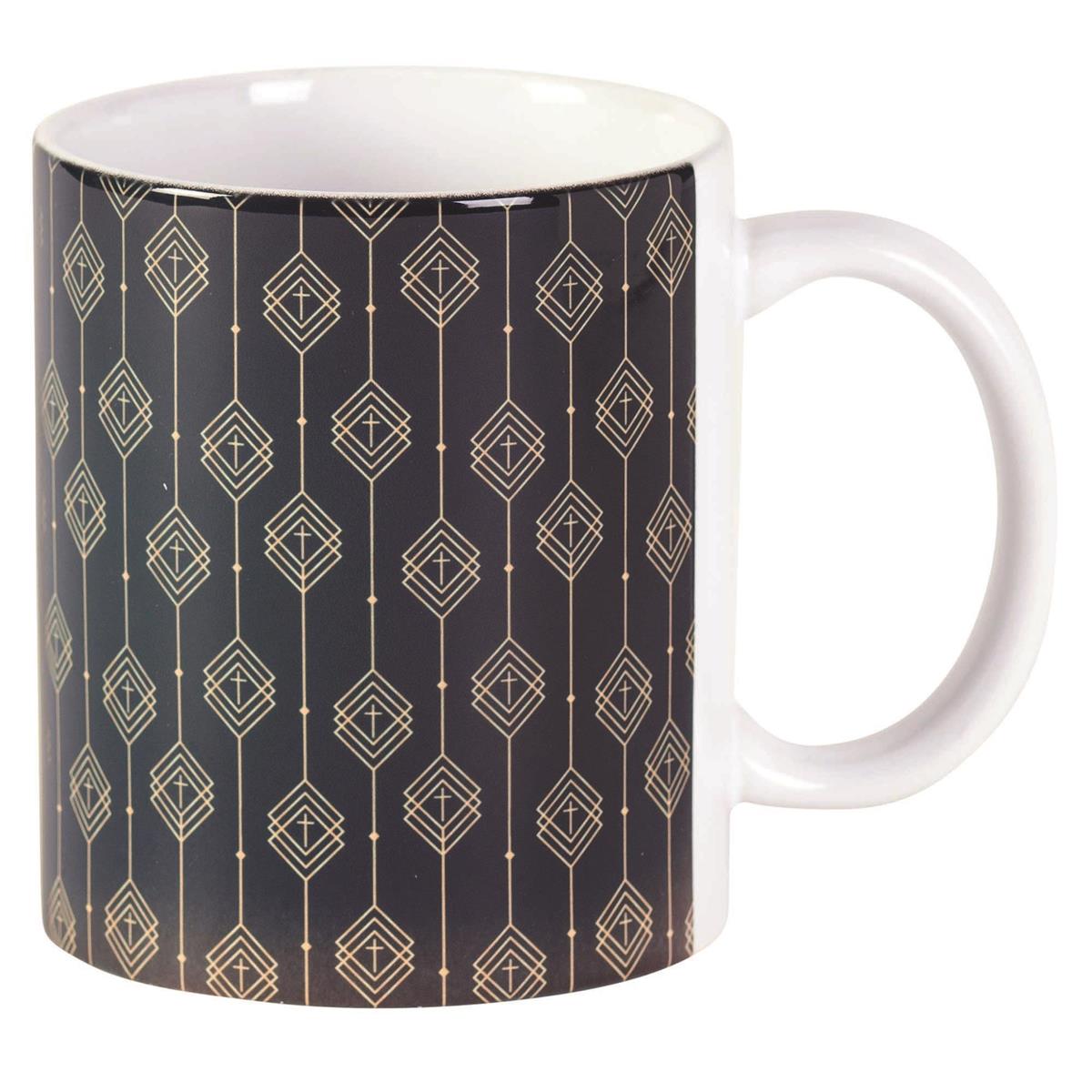Faithful Servant Grey Patterned 11 ounce Ceramic Novelty Coffee Mug Cup by Dicksons, product view 2