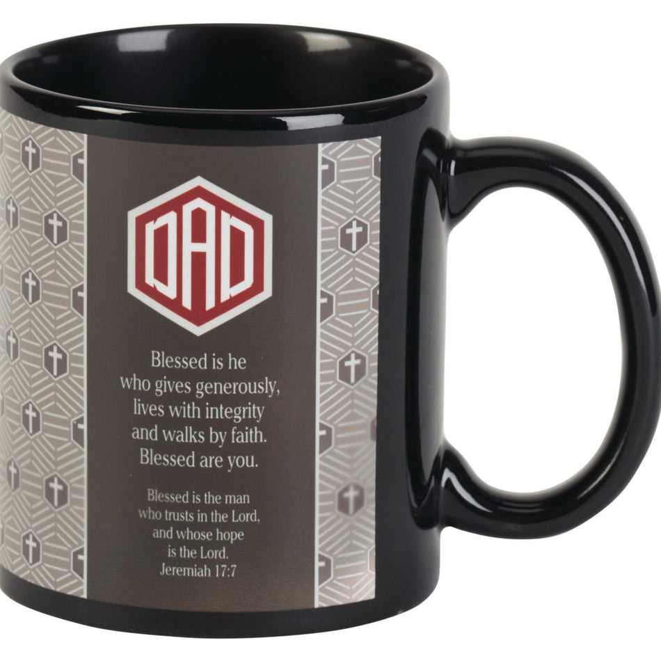 Mug Dad Blessed Is He Ceramic 11oz by Dicksons, product view 2