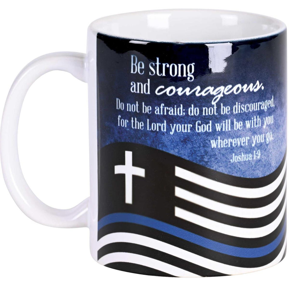 Mug Ceramic Police Be Strong 11oz by Dicksons