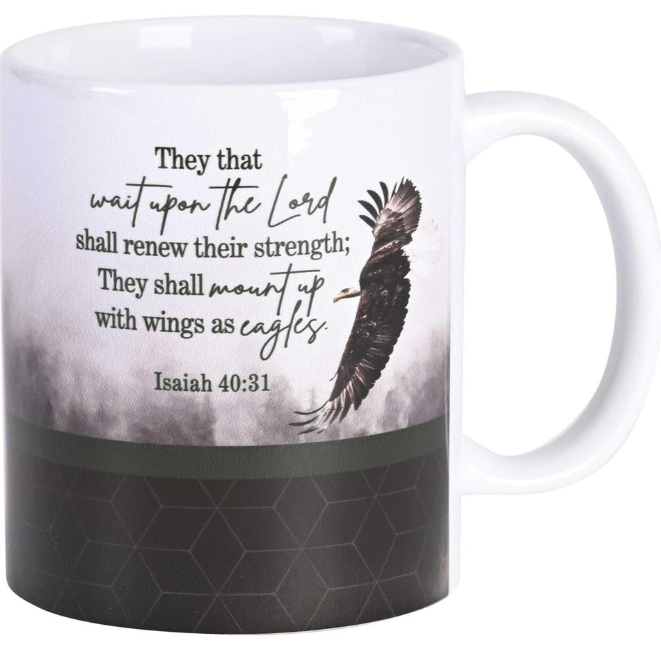 Mug Ceramic Eagle Isaiah 40:31 11oz by Dicksons, product view 2