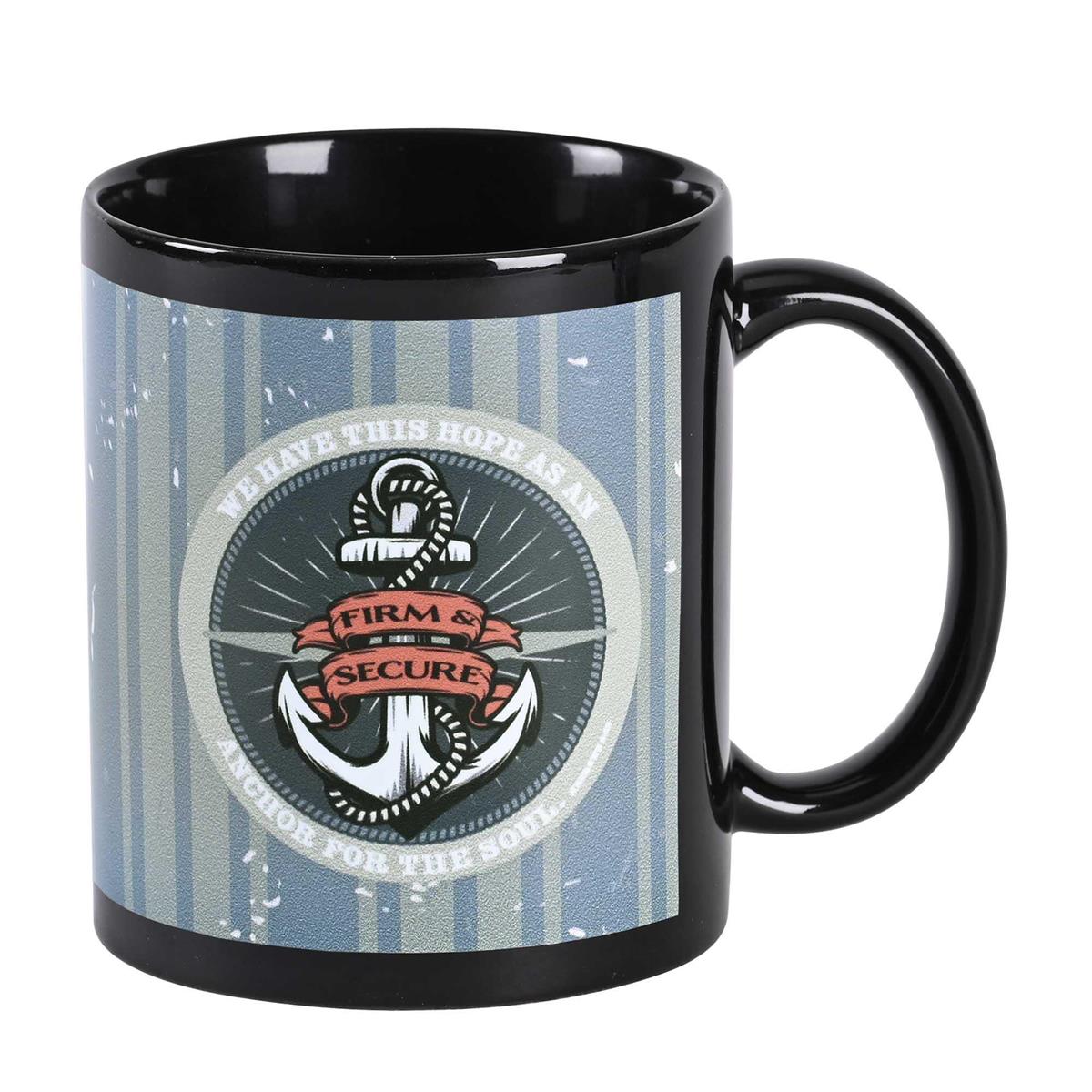 Black Mug Anchor We Have This Hope by Dicksons, product view 2