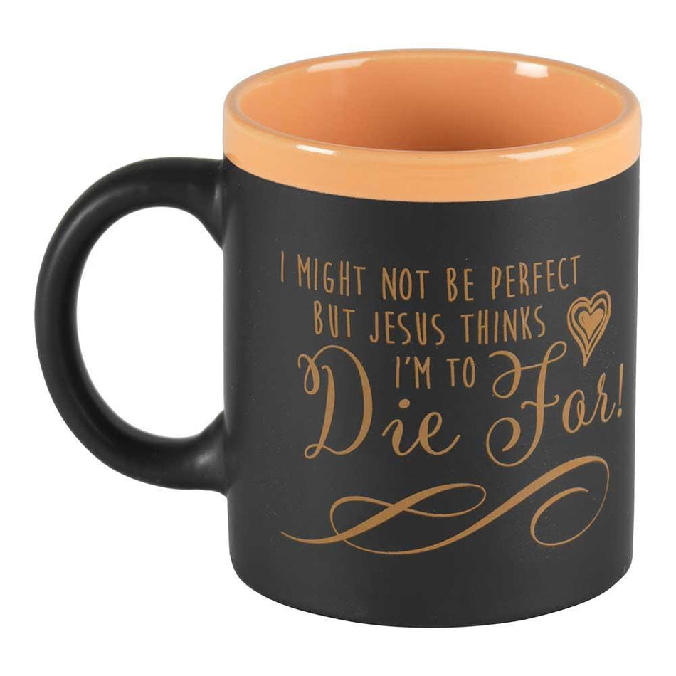 Jesus Thinks Chalkboard Stoneware Mug by Dicksons