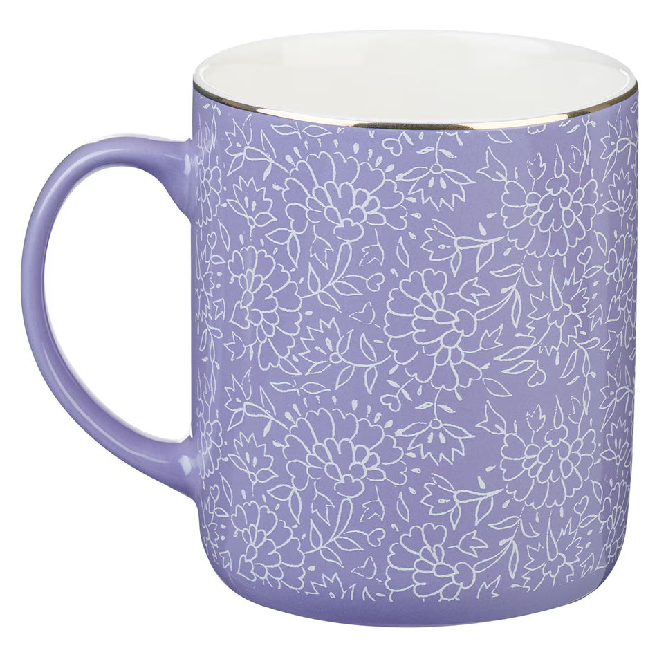 You Make The World a Better Place Purple Ceramic Coffee Mug