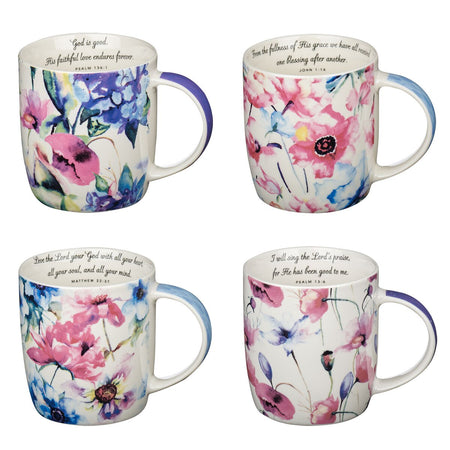 Seeds of Love Four Piece Coffee Mug Set by Christian Art Gifts