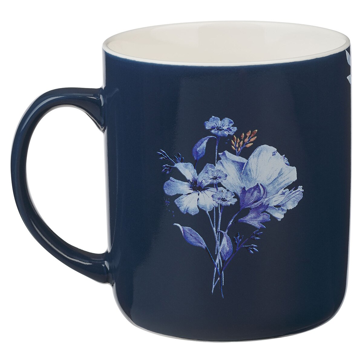 Blue Floral Tile Ceramic Mug Set by Christian Art Gifts, product view 8