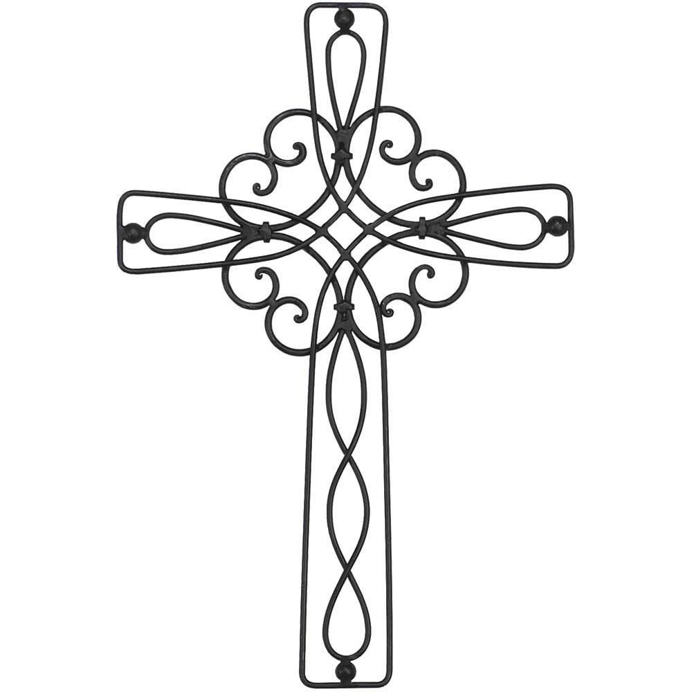 Floral Metal Wall Cross by Dicksons