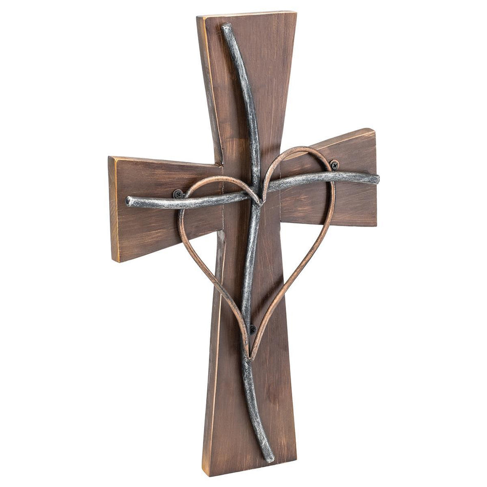 Rustic Wood Wall Cross by Dicksons, product view 2